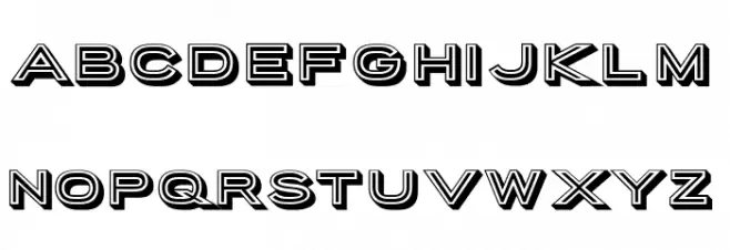 PorterSansBlock Font LOWERCASE