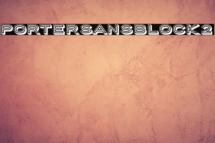 PorterSansBlock2 Example 3