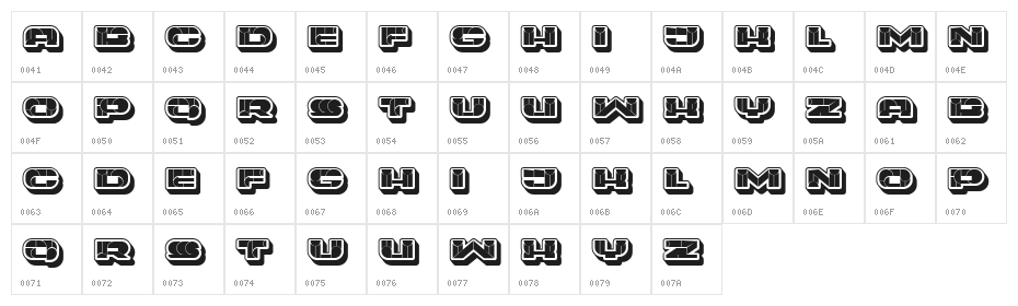 Portfolio 3D Extravagant Flat Regular Character Map