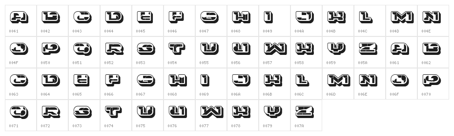 Portfolio 3D Extravagant Regular Character Map