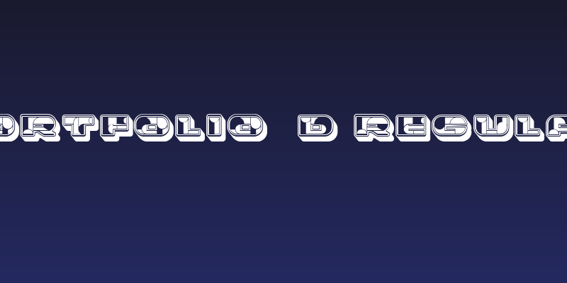 Portfolio 3D Regular Social Header