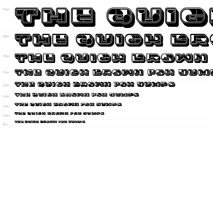 Portfolio 3D Regular Waterfall