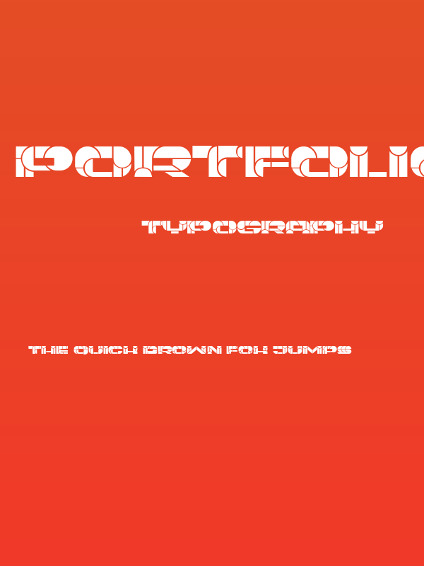 Portfolio Book Regular Poster