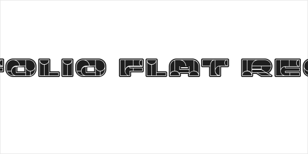 Portfolio Flat Regular Logo