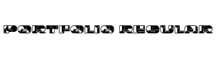 Portfolio Regular  नि: शुल्क फ़ॉन्ट्स डाउनलोड