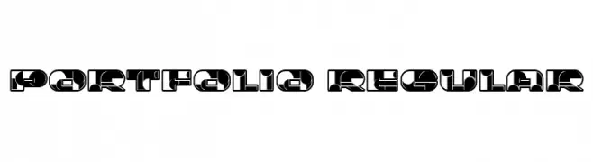 Portfolio Regular  Frei Schriftart Herunterladen
