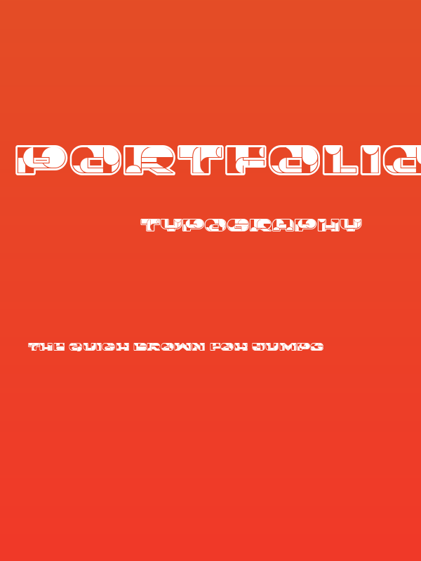 Portfolio Regular Poster