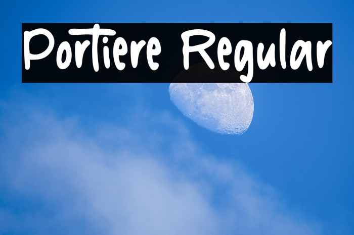 Portiere Regular Example 1