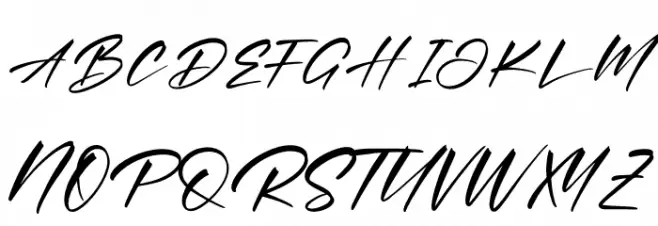 Portillo Bryant 字体 大写