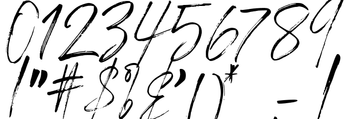 Portlame Demo Font OTHER CHARS
