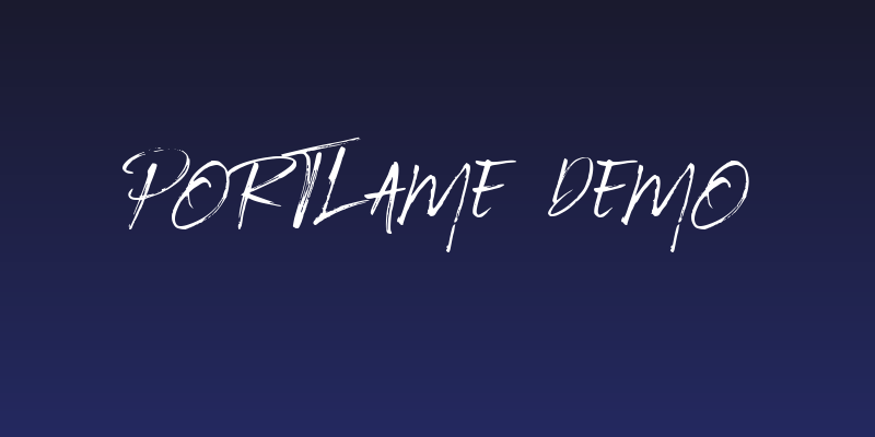 Portlame Demo Social Header