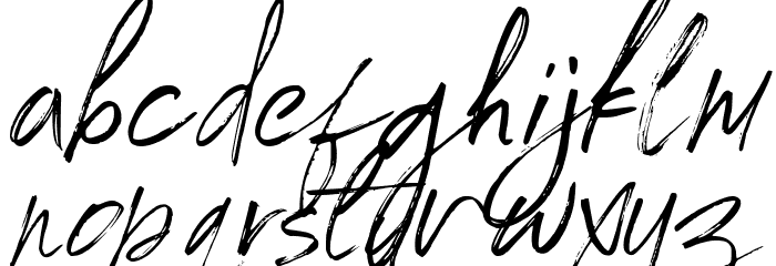 Portlame Demo Font LOWERCASE