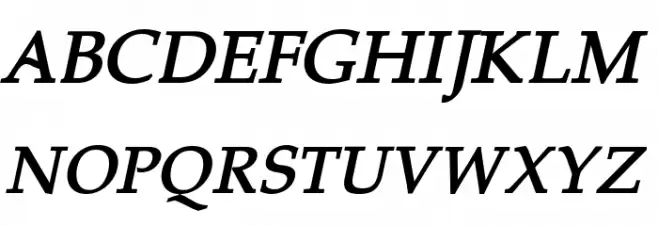 Portland LDO Bold Italic Schriftart Groß