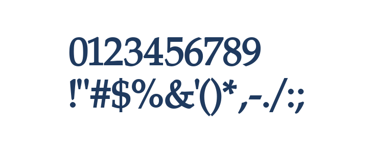 Portland LDO Bold Other Characters