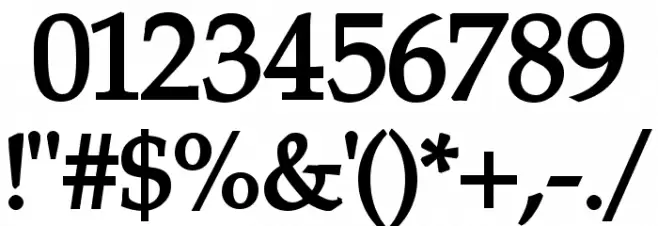 Portland LDO Bold Font OTHER CHARS