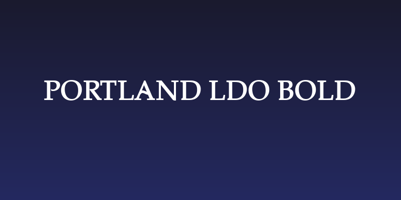 Portland LDO Bold Social Header