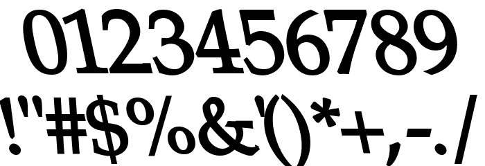 Portland LDO Sinistral Bold Font OTHER CHARS
