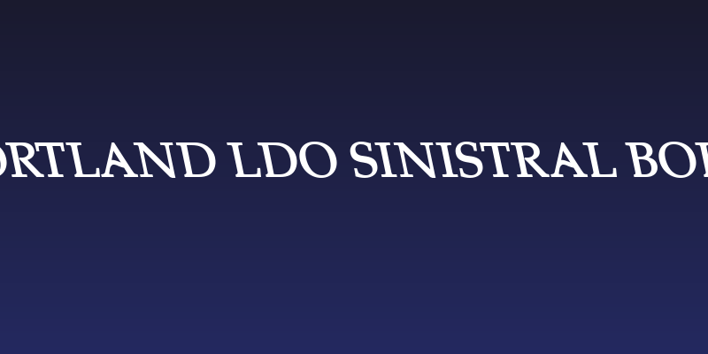 Portland LDO Sinistral Bold Social Header