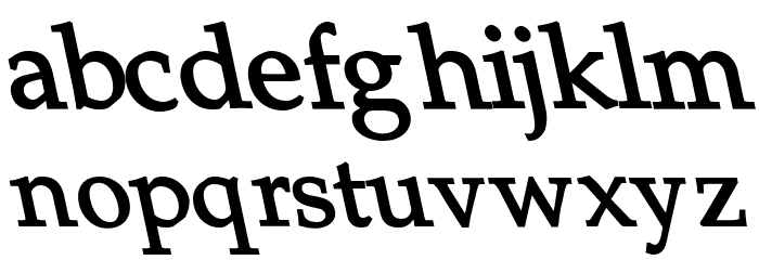 Portland LDO Sinistral Bold Font LOWERCASE