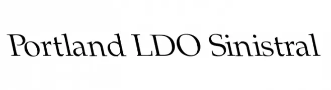 Portland LDO Sinistral  تنزيل الخطوط