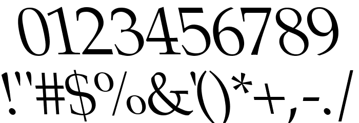 Portland LDO Sinistral Font OTHER CHARS