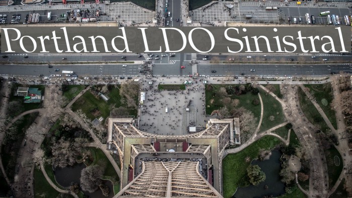 Portland LDO Sinistral Font examples