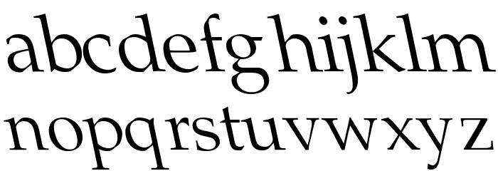 Portland LDO Sinistral Font LOWERCASE