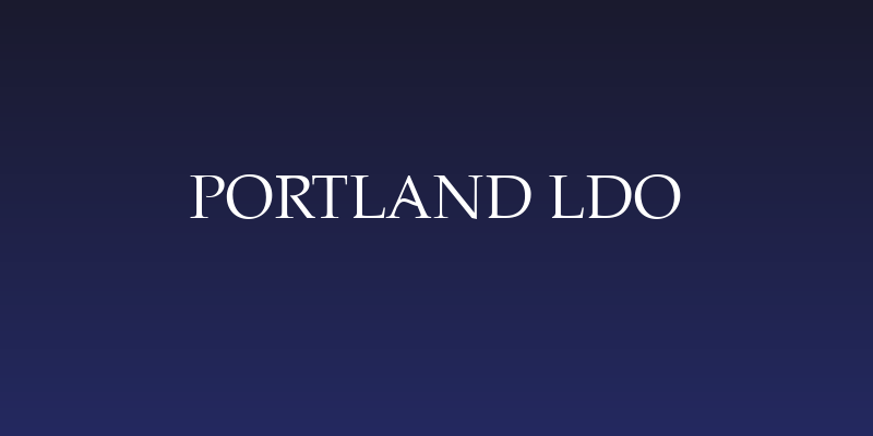 Portland LDO Social Header