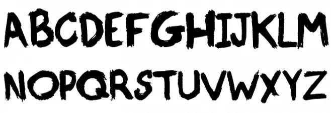Portland Schriftart Groß