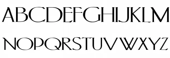 PortlandRoman Bold 字体 大写