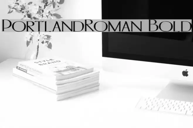 PortlandRoman Bold Font examples
