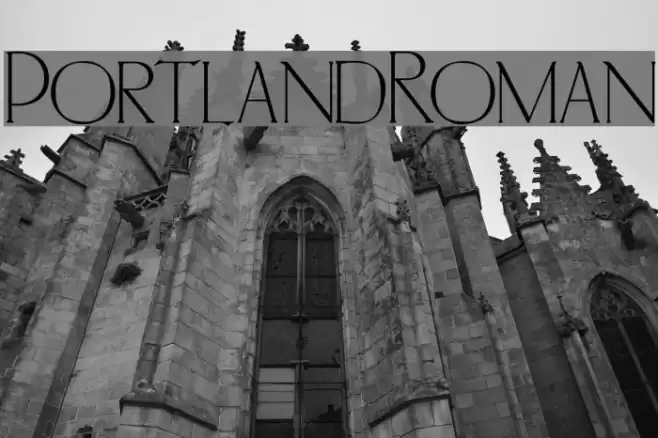 PortlandRoman Font examples