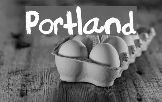 Portland Font examples