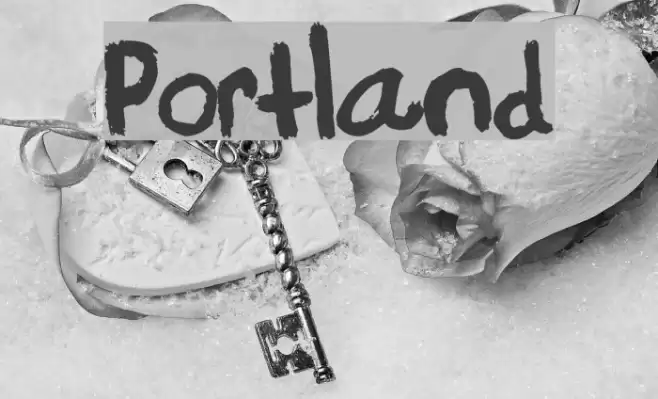 Portland Font examples
