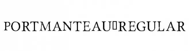 Portmanteau-Regular  Fuentes Gratis Descargar