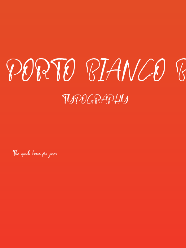 Porto Bianco Brush Demo Poster