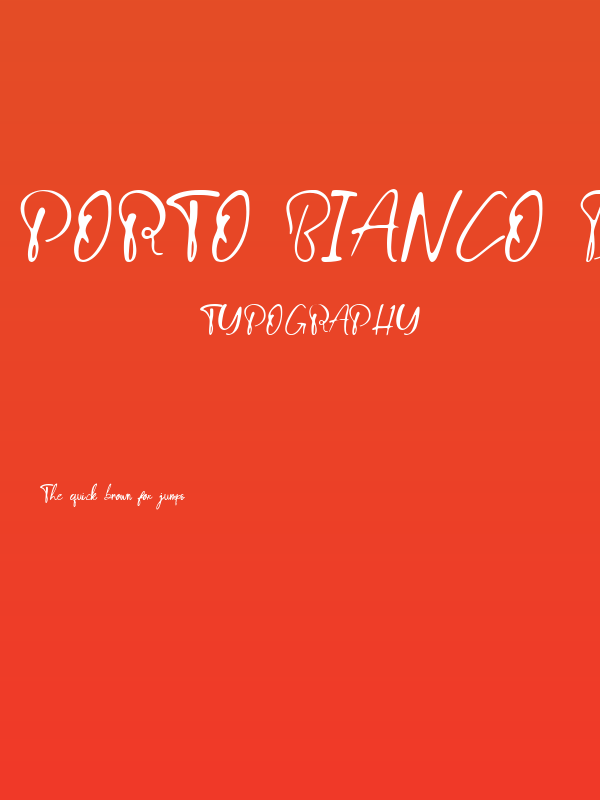 Porto Bianco Demo Poster