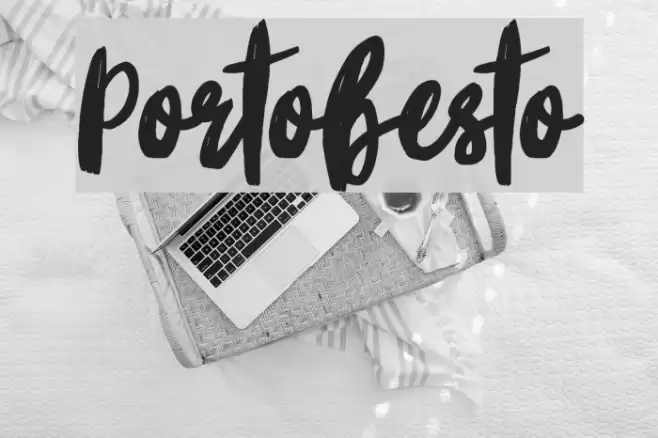 Portobesto Font examples