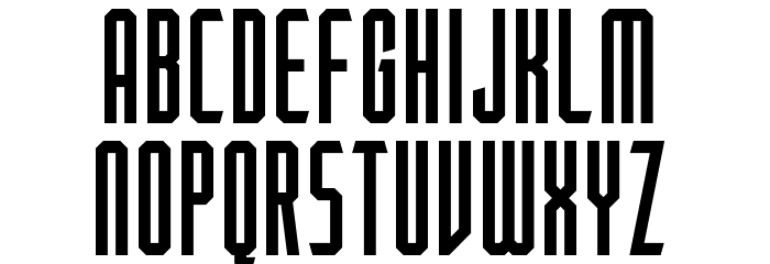 Porton Bold Font LOWERCASE