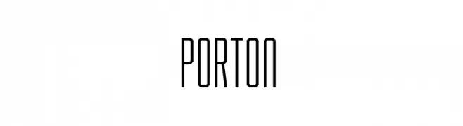 Porton  font caratteri gratis