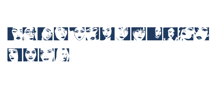 Portraits de Femmes Regular Lowercase