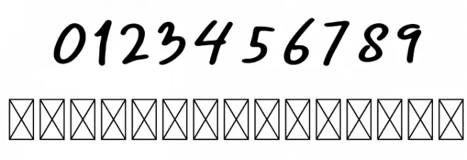 Portraits Font OTHER CHARS