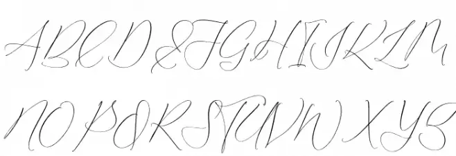 Portterda خط أحرف كبيرة