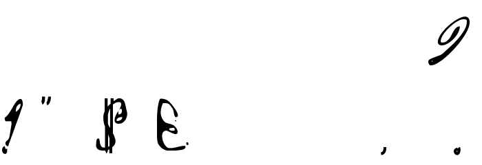 PortuguesArcaicoLectura Font OTHER CHARS