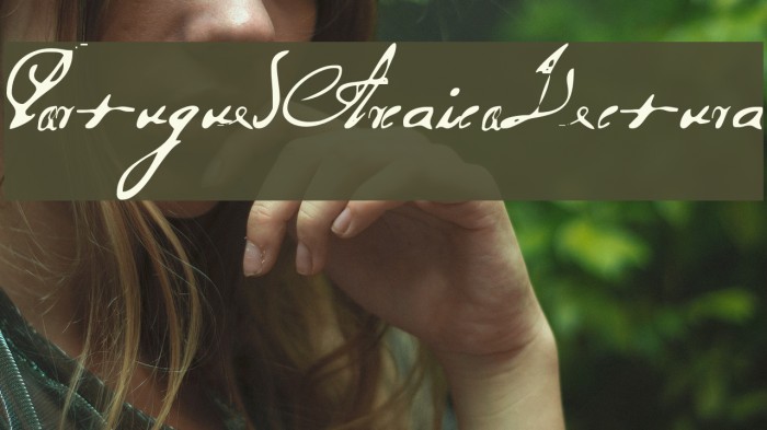 PortuguesArcaicoLectura Font examples
