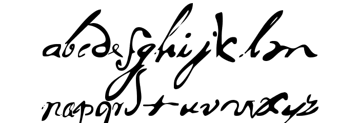 PortuguesArcaicoLectura Font LOWERCASE