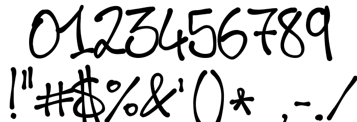 Posca Mad ThrasherzRegular Schriftart Anderer Schreiben