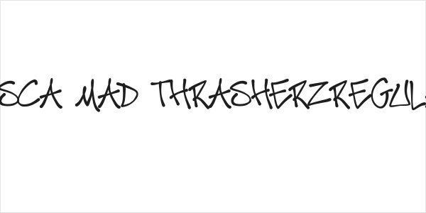 Posca Mad ThrasherzRegular Logo