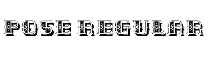 Pose Regular  Free Fonts Download