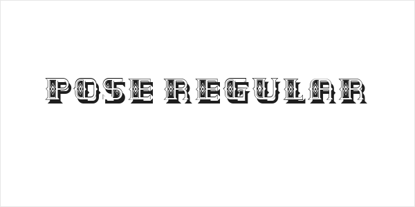 Pose Regular Logo